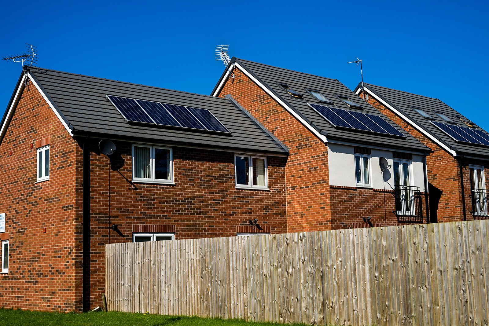Homes with Solar Panels fitted